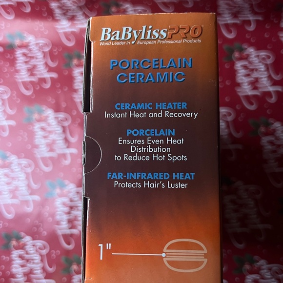 BaByliss Pro Professional 1" Porcelain Ceramic Straightening Iron - Picture 5 of 5